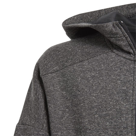 Adidas Junior Stadium FZ Hoodie (Stadium htr/Black)
