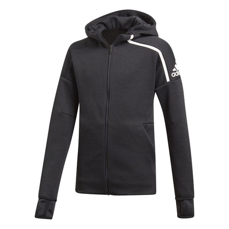 Adidas Junior YG Z.N.E. 3 FZ Hoodie (Schwarz)