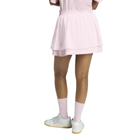 Adidas Mesh skirt with signature 3-Stripes for iconic "Pink"
