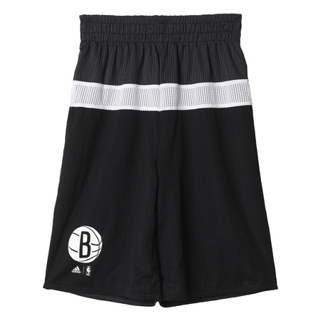 Adidas NBA Short Niño Brooklyn Nets Winter Hoops Rev (schwarz/weiß)