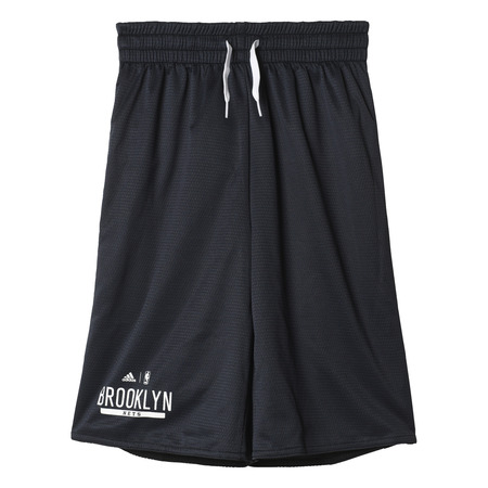 Adidas NBA Short Niño Brooklyn Nets Winter Hoops Rev (schwarz/weiß)