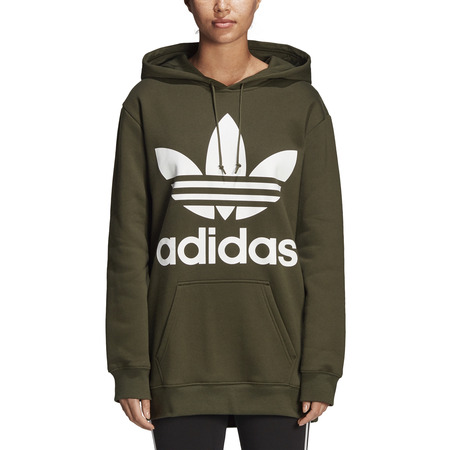 ADIDAS ORIGINAL ÜBERSIZED TREFOIL HOODIE W (NIGHT CARGO)