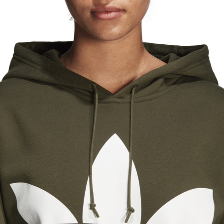 ADIDAS ORIGINAL ÜBERSIZED TREFOIL HOODIE W (NIGHT CARGO)