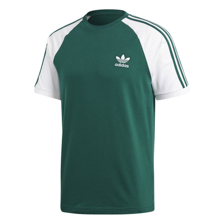 Adidas Originals 3 Streifen T-Shirt (Collegiate Green)