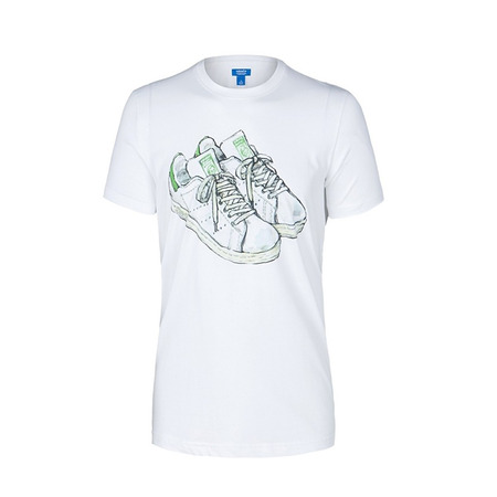Original Adidas T-Shirt 25 Stan By Nigo (weiß)
