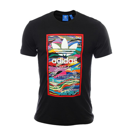 Adidas Originals Camiseta Farbmuster Tongue Label (schwarz)