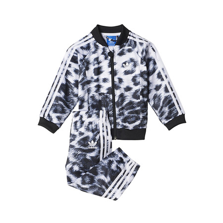 Original Adidas Chándal Superstar Leopard Infantil (schwarz/weiß)