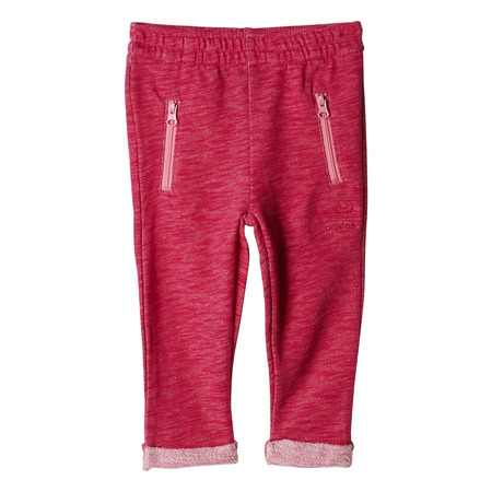 Adidas Originals Chándal Trefoil FT Crew Infants (mittelgrau/ kühn rosa)