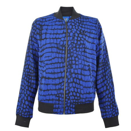 Adidas Originals Chaqueta Mujer New York Printed Superstar TT (azul/negro)