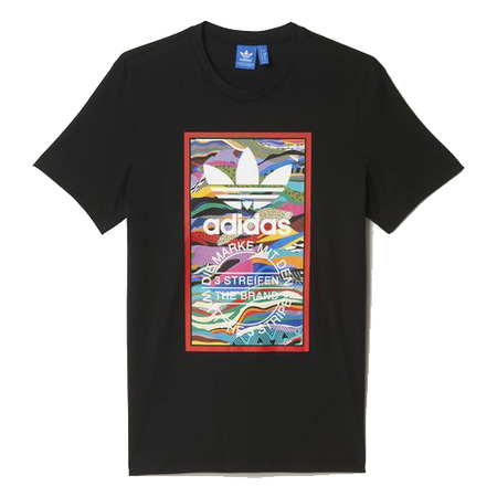 Adidas Originals Camiseta Farbmuster Tongue Label (schwarz)