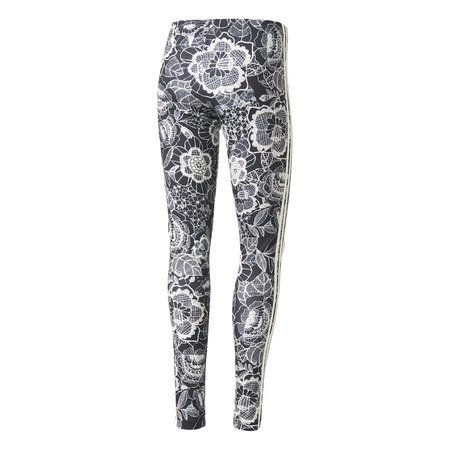 Adidas Originals Bauernhof Florido 3 Streifen Leggings "Floral Vintage" (schwarz/weiß)