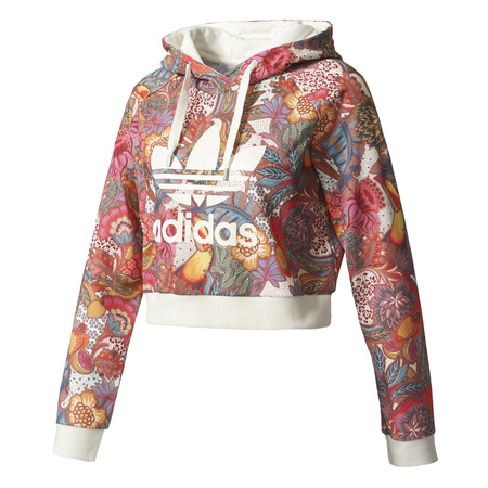 Adidas Originals Bauernhof Fugiprabali Crop Hoodie "Flowery Bali" (multicolor)