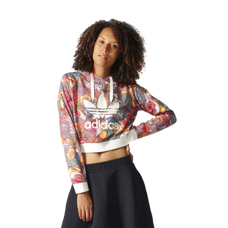 Adidas Originals Bauernhof Fugiprabali Crop Hoodie "Flowery Bali" (multicolor)