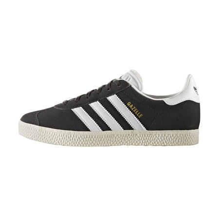Adidas Originals Gazelle J (dunkelgrau/weiß/gold metallic)