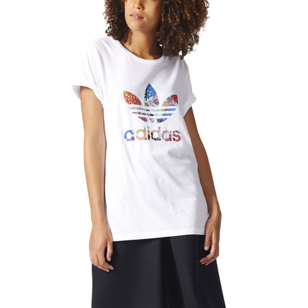 Adidas Originals Graphic Logo Trefoil Tee W (weiß)