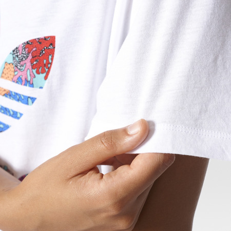 Adidas Originals Graphic Logo Trefoil Tee W (weiß)