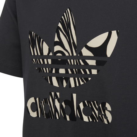 Adidas Originals Junior Black Friday Tee Logo Trefoil "Zebra"