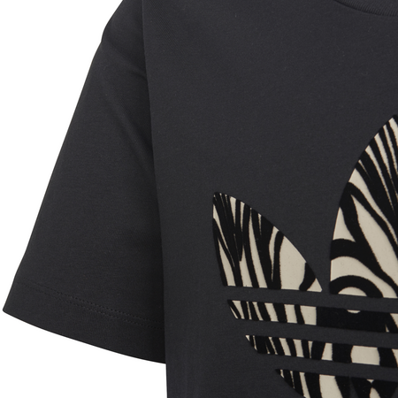 Adidas Originals Junior Black Friday Tee Logo Trefoil "Zebra"