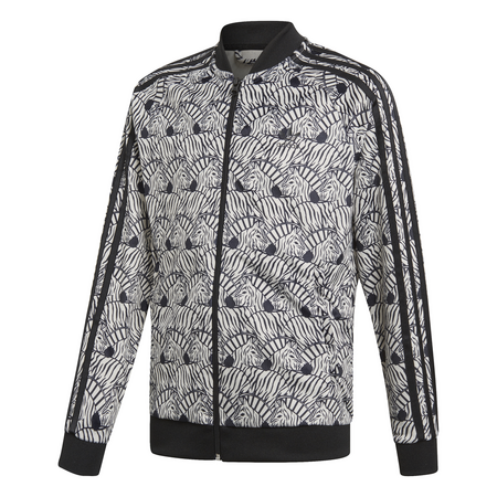 Adidas Originals Junior Girl Superstar Track Top "Zebra Stripes"