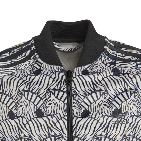 Adidas Originals Junior Girl Superstar Track Top "Zebra Stripes"