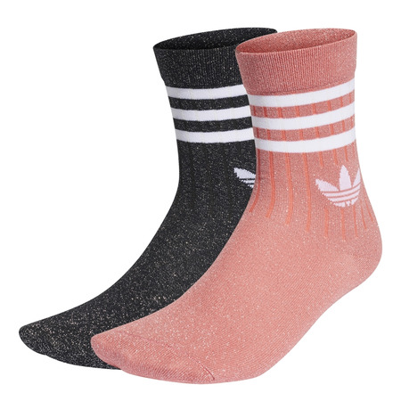 Adidas Originals Mid Cut Full-Glitter Socken 2 Paare