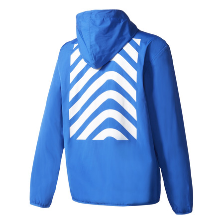 Adidas Originals NYC Heringbone Windbreaker (blau/weiß)