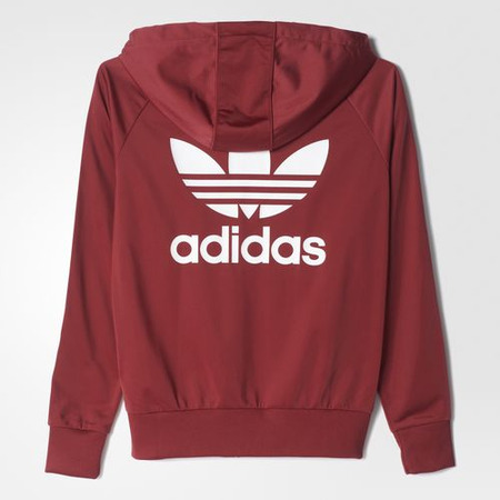 Adidas Originals Rita Ora TT Kapuze "Art Games" (collegiate burgundy/white)