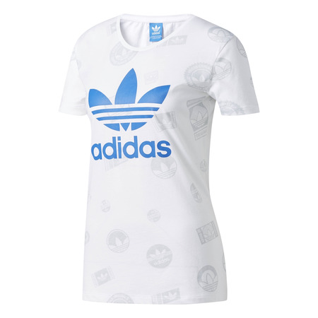 Adidas Originals Stempel Logo Trefoil Tee W (Weiß)