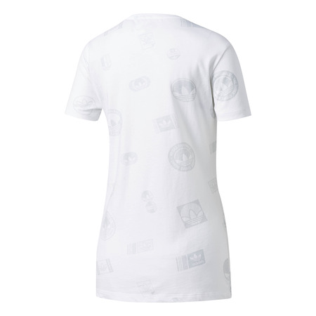 Adidas Originals Stempel Logo Trefoil Tee W (Weiß)