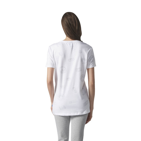 Adidas Originals Stempel Logo Trefoil Tee W (Weiß)