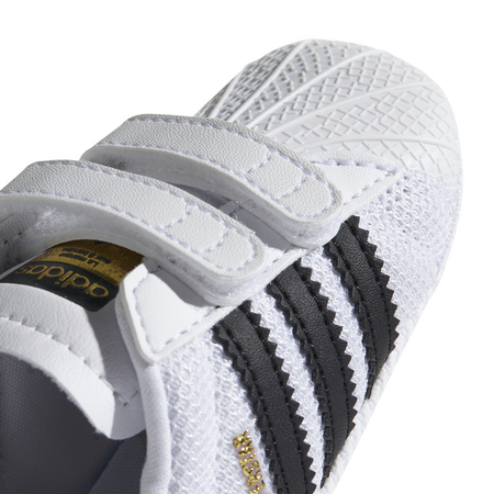 Adidas Originals Superstar Crib (Weiß/Kern schwarz)
