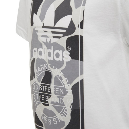 Adidas Originals Tee Camo Trefoil Kids (Weiß/Mehrfarbig)