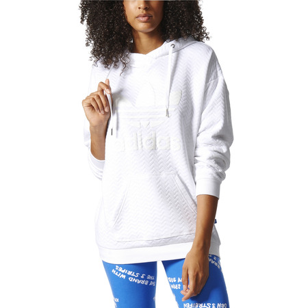 Adidas Originals Trefoil Logo Hoodie "New York" (weißer Schnee)