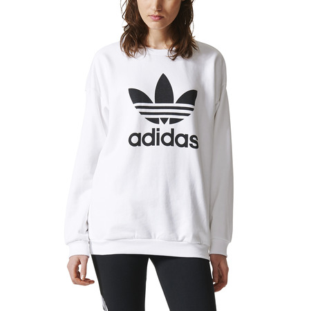 Adidas Originals Trefoil Sweatshirt W (weiß/schwarz)