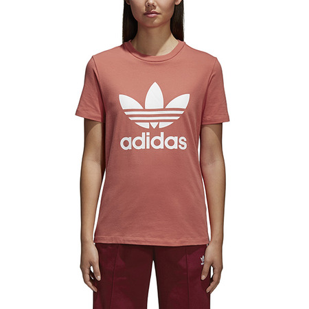 Adidas Originals Trefoil Tee W (Trace/Scarlet)