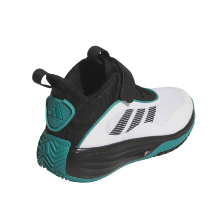 Adidas OwnTheGame 3.0 K "White/Black-Pure Teal"