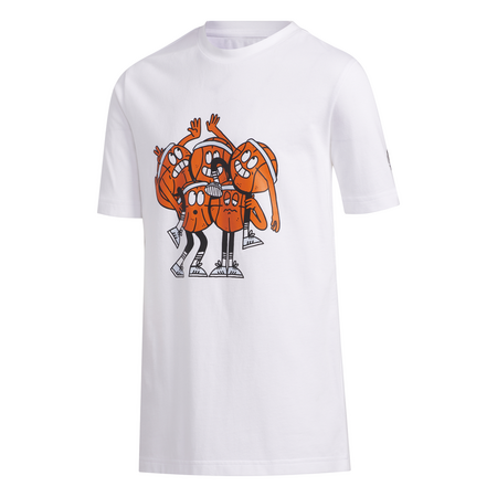 Adidas Performance Lil Stripe Team Tee Kinder
