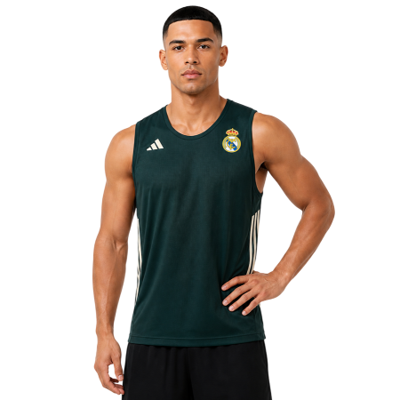 Adidas Real Madrid BB 26/27 Reversible Tank "Aurora Ivy-Ivory"