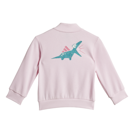 Adidas Seasonal Essentials Adiraptor Fleece Track Suit Kids "Pink"