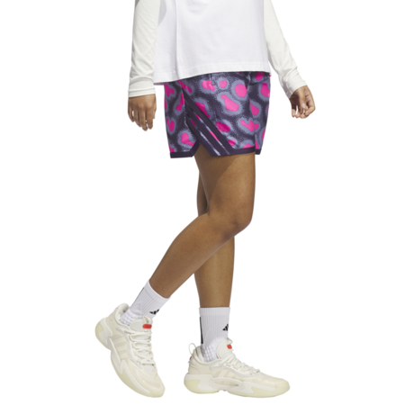 Adidas Short Basket Crazylite Geode Camo AOP "Shock Pink/Silver Violet"