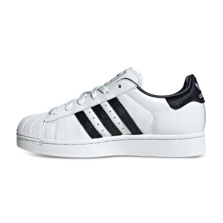 ADIDAS Superstar II White Black Pony Hair (Women's)