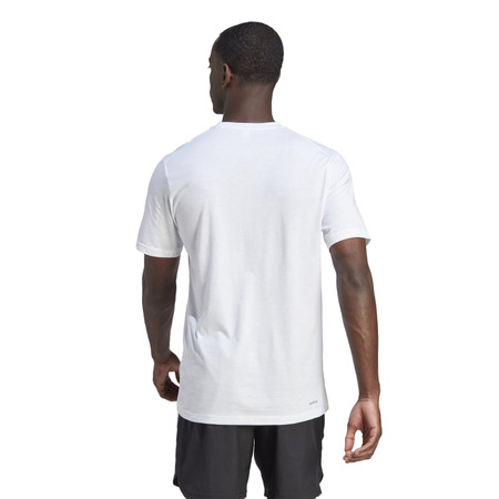 Adidas Train Essentialsready Logo Training T-Shirt "White"