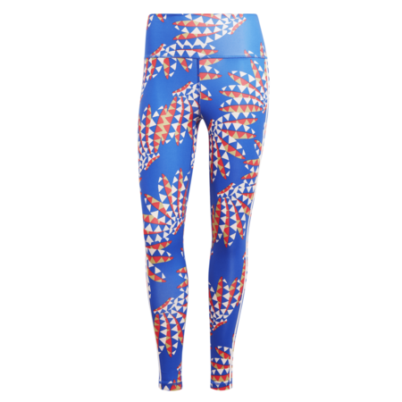 Adidas x FARM Rio 7/8 Leggings "Bold Blue-Bliss Orange"