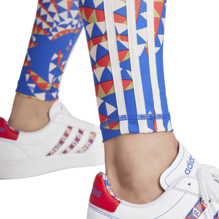 Adidas x FARM Rio 7/8 Leggings "Bold Blue-Bliss Orange"