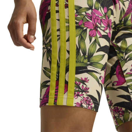 ADIDAS x FARM RIO BIKE SHORTS "Beige"