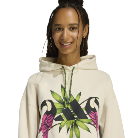 ADIDAS x FARM RIO HOODIE "Beige"