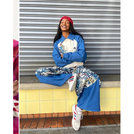 ADIDAS x FARM RIO PREMIUM PANTS "Blue"