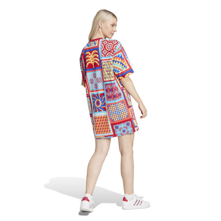 Adidas x FARM Rio Slim Kleid "Power Red"