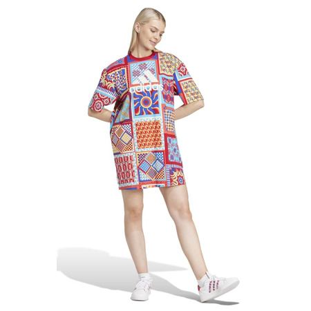 Adidas x FARM Rio Slim Kleid "Power Red"