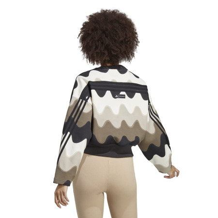 Adidas X Marimekko Future ICONS 3-Strips Sweatshirt "Light Brow"